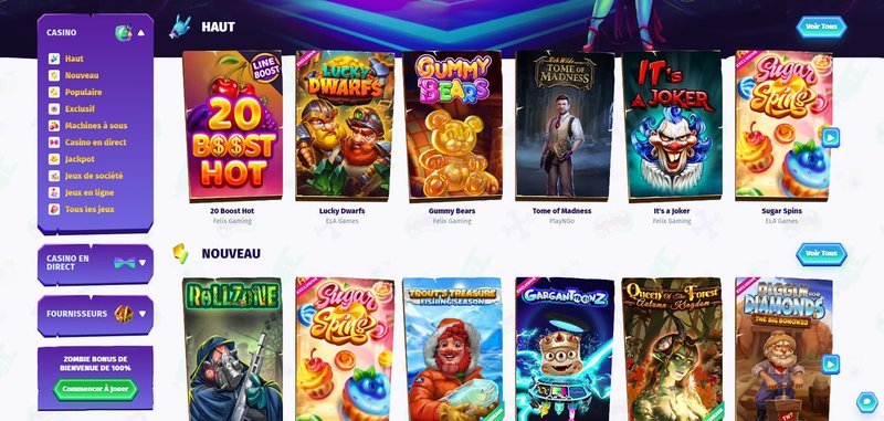 Casombie - Decouvrez l'Exclusivité du Casombie Casino en Ligne avec Un Bonus Généreux