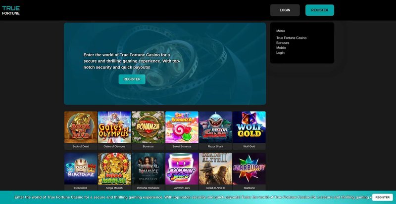 Learn about true fortune online casino